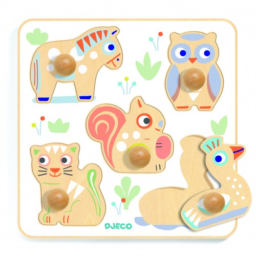 Puzzle lemn babypuzzi djeco